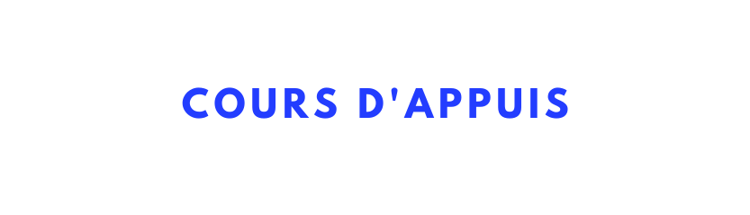 COURS D APPUIS